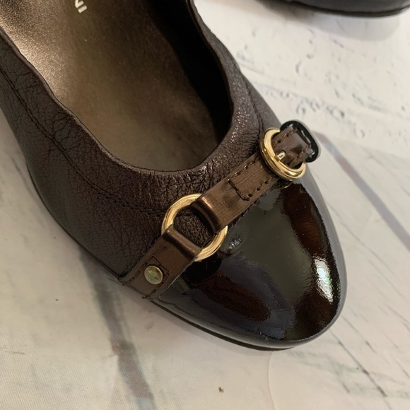 ATTILIO GIUSTI LEOMBRUNI Metallic Brown Pumps - Picture 8 of 10